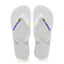 Sandalias Havaianas Brasil Logo Mujer Blanco