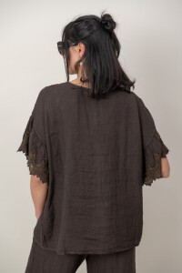 BLUSA CHANTAL Chocolate