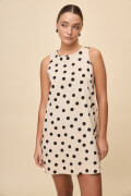 VESTIDO CRISTAL Beige
