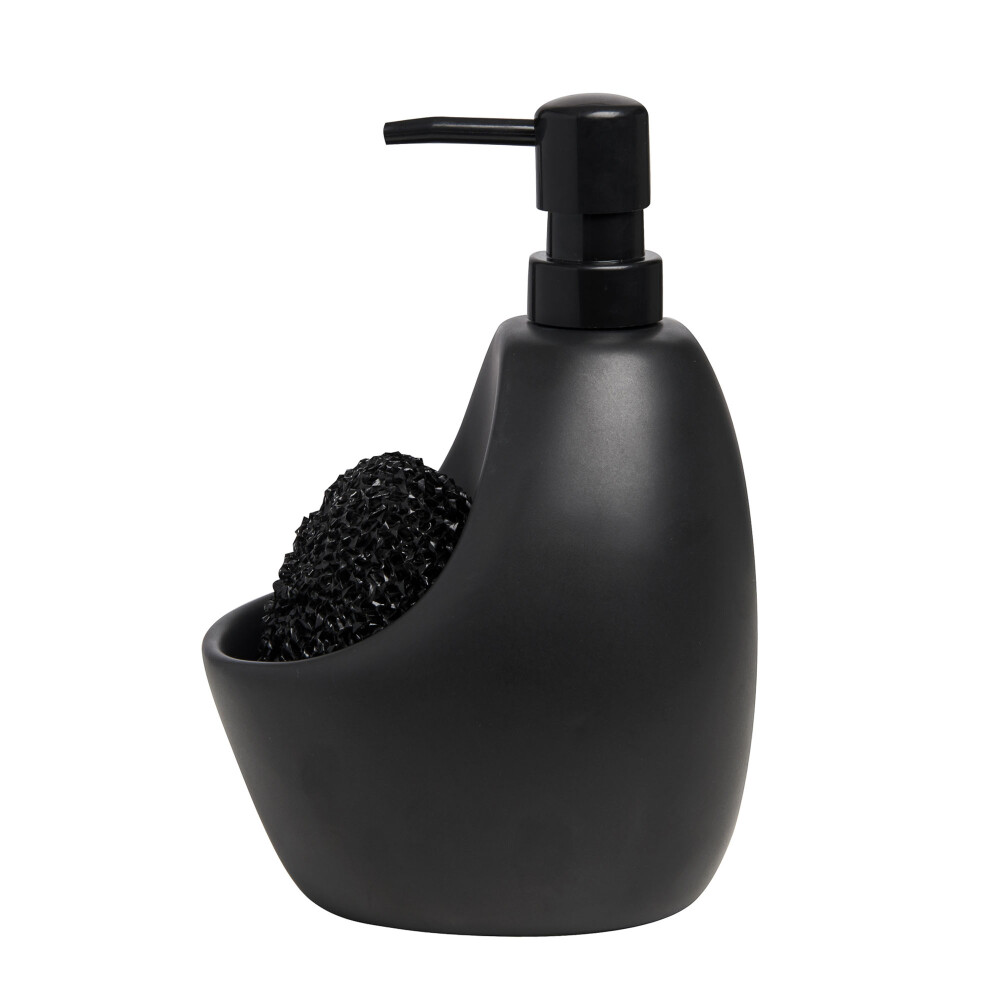 DISPENSADOR JABONERA POLIPROPILENO NEGRO JOEY
