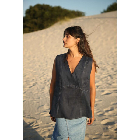 Top Mona Azul