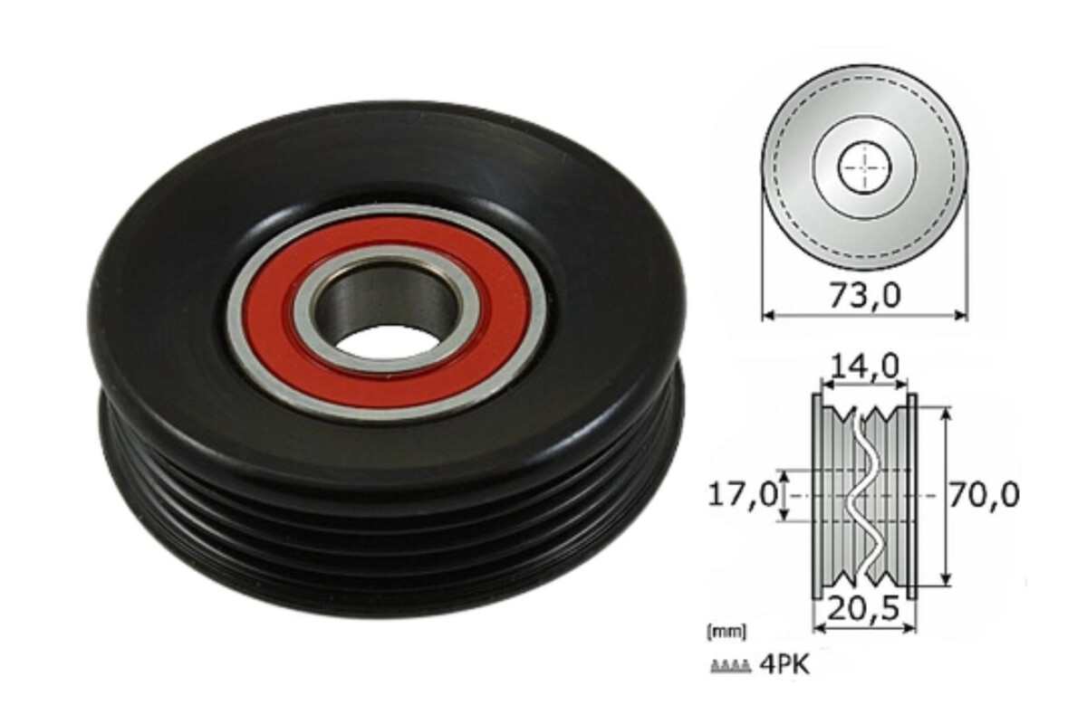 Tensor De La Correa Honda Crv Subaru Impreza/Forester/Outback 92-25 Tensor De La Correa Honda Crv Subaru Impreza/Forester/Outback 92-25