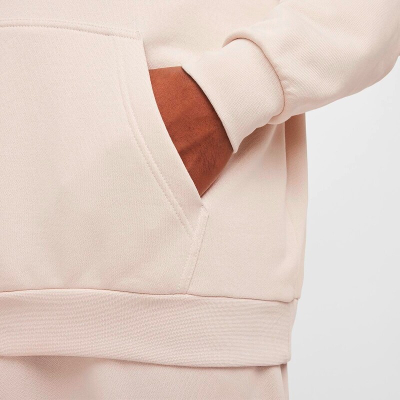 Abrigo Nike Club Ft Oversized de Hombre Blanco