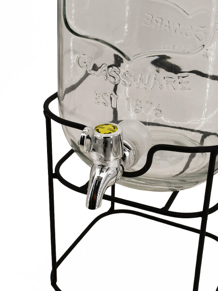 DISPENSADOR DE BEBIDA C/ SOPORTE TRANSPARENTE