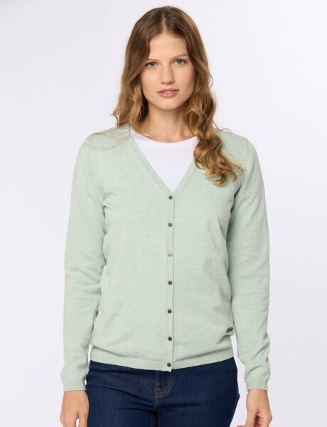 CARDIGAN LISO Verde