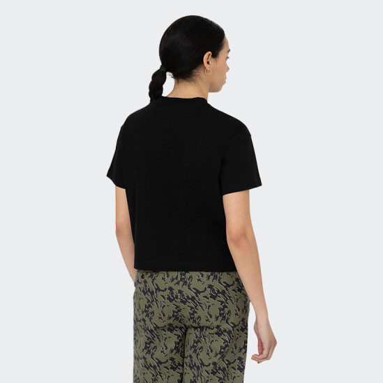 Remera Dickies Oakport Cropped Negro