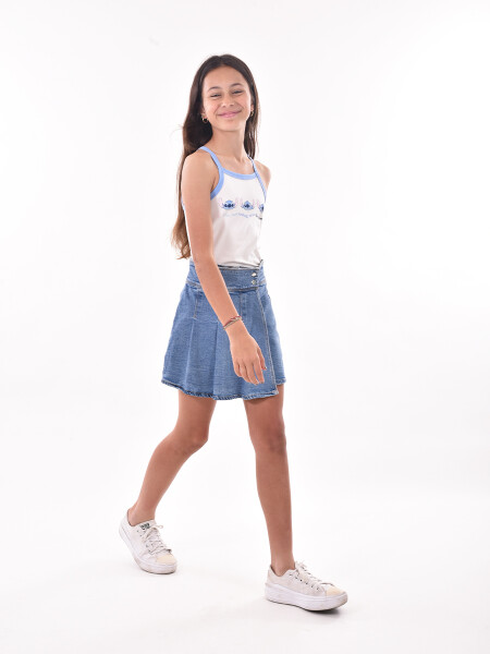 MUSCULOSA STITCH FLOW OFF WHITE