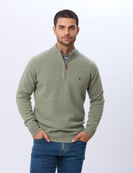 BUZO LANA Verde Claro