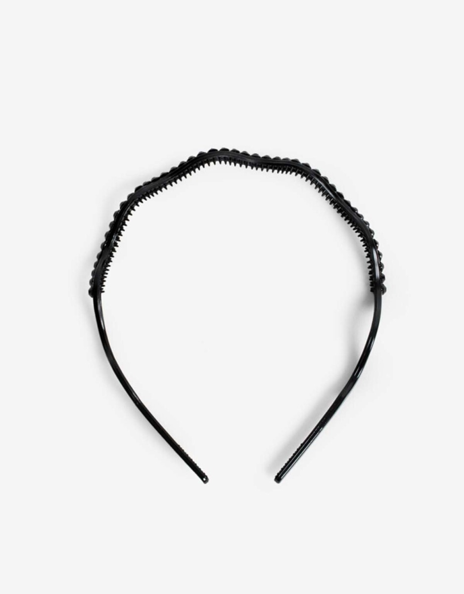 Vincha Rígida Wavy - Negro 