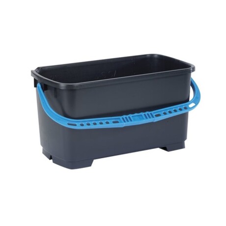 Moerman Balde 22 lts Profi bucket Negro con asas turquesa Moerman Balde 22 lts Profi bucket Negro con asas turquesa