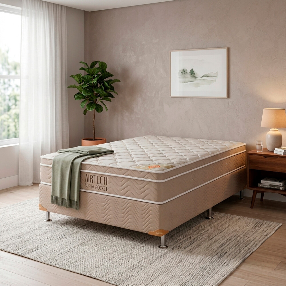 COLCHON AIRTECH SPRINGPOCKET - 1 PLAZA Colchon Airtech Springpocket - 1 Plaza