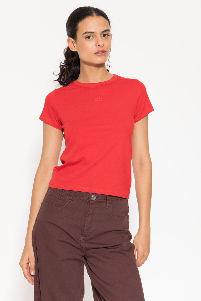 REMERA LUNA Rojo