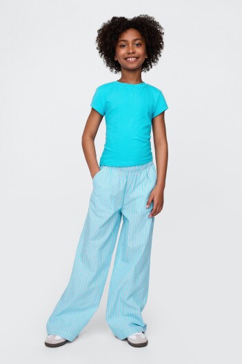 Jean Baggy Niña Blue Stripe