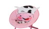 Silla Honguito Infantil Plegable de Metal Vaca