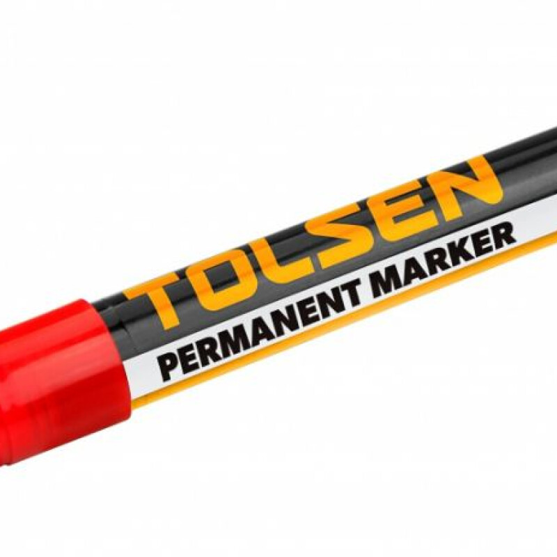 TOLSEN MARCADOR INDUSTRIAL PERMANENTE ROJO Tolsen Marcador Industrial Permanente Rojo