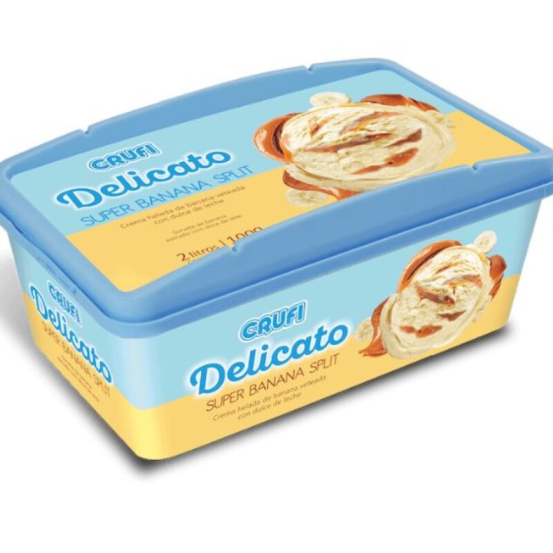 CRUFI DELICATO 2L SUPER BANANA SPLIT CRUFI DELICATO 2L SUPER BANANA SPLIT