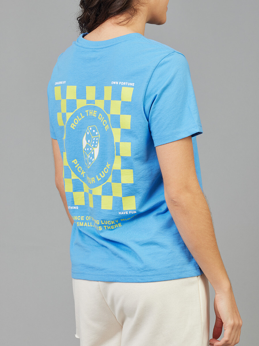 T-SHIRT SHANE DIXIE Ceruleo