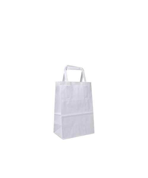 Bolsa lisa acuario 14x08x20 cm BLANCO