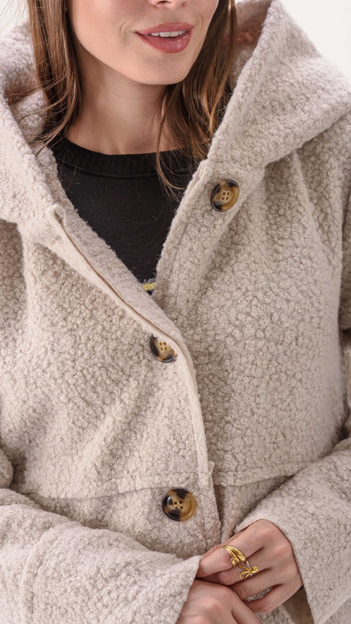 Chaqueta Oliva Beige