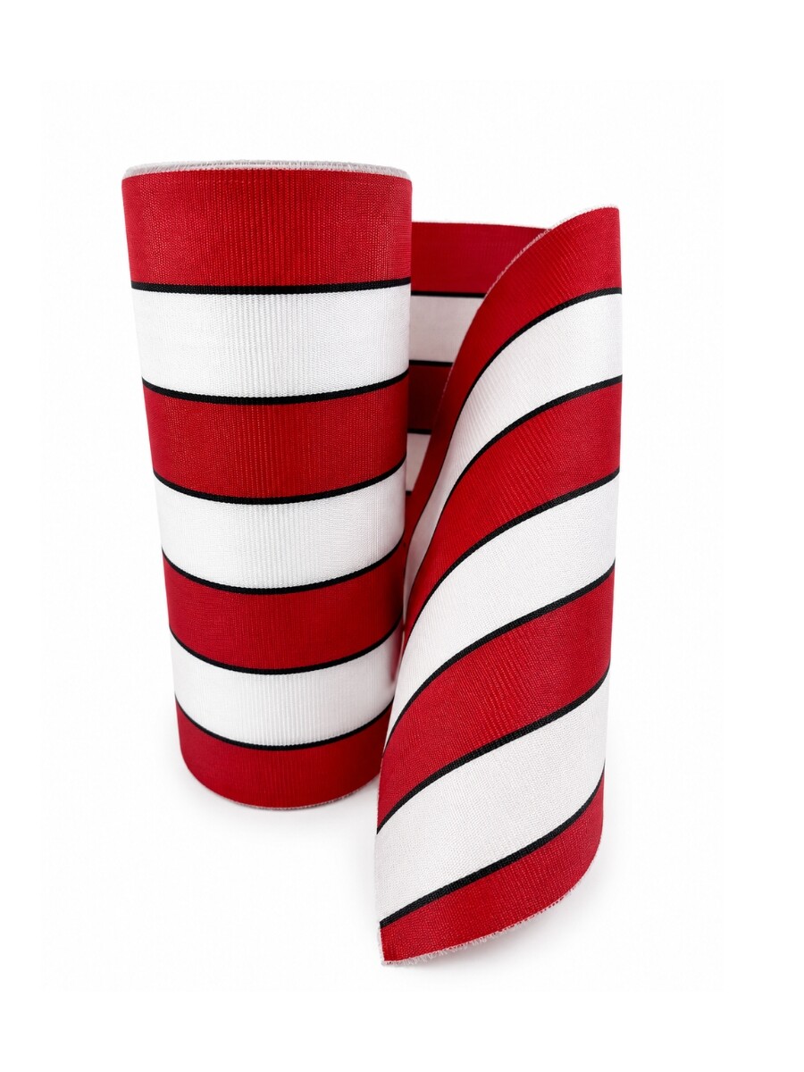 MALLAS PARA SILLAS - Ancho 40cm rojo/blanco