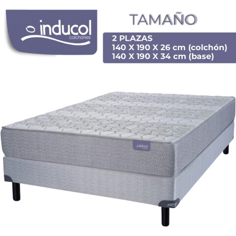 Sommier LINEA DORADA Inducol® - Espuma - GARANTIA 5 AÑOS 2 Plazas - 140 cm Sommier LINEA DORADA Inducol® - Espuma - GARANTIA 5 AÑOS 2 Plazas - 140 cm