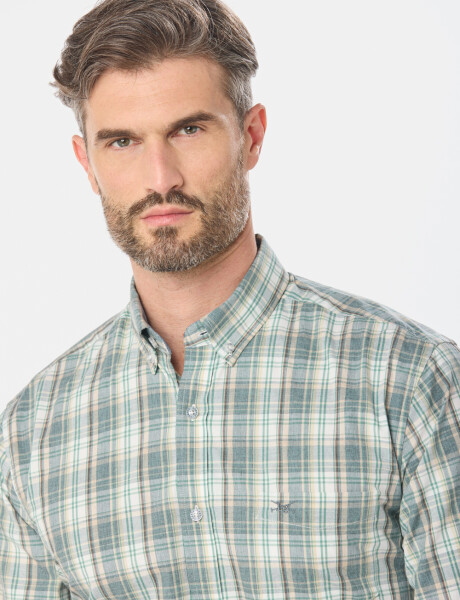 CAMISA CUADROS Verde