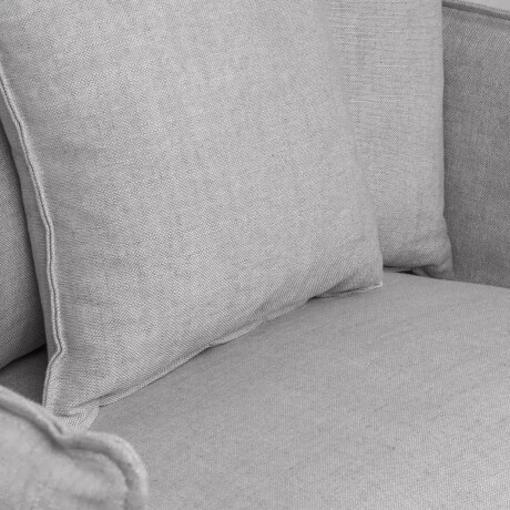 LOVESEAT FUNDA DESMONTABLE 1 CUERPO TELA-PREMIUM GRIS BAHAMA