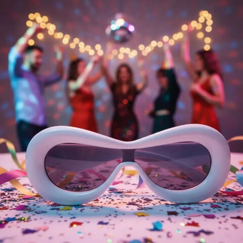Lentes Ovalados Blanco