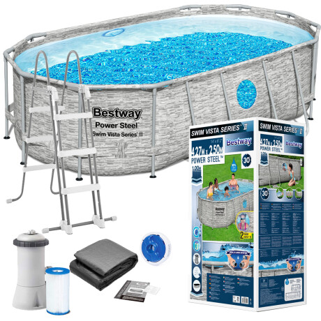 Piscina Bestway Rattan 7250 L Estructural 427x250cm Bsw056714
