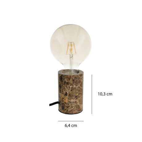 LOPE DE MESA Luminaria de Mesa Lope Marrón