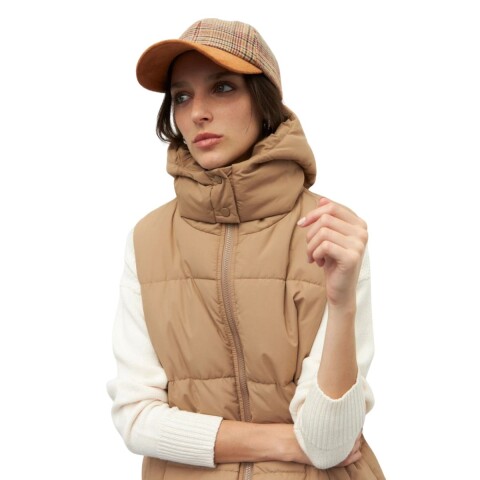 CHALECO MARLIE XS-XL TOSTADO