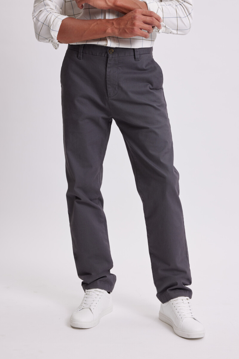 Pantalón chino - Gris 