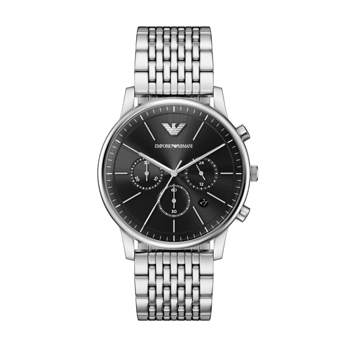 Reloj EMPORIO ARMANI MINIMALIST Acero Plateado Esfera 42mm 