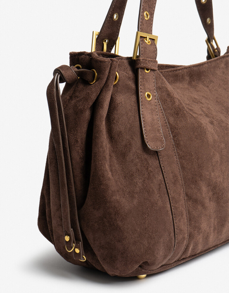 City Cartera Formato Baguette - Marron Chocolate