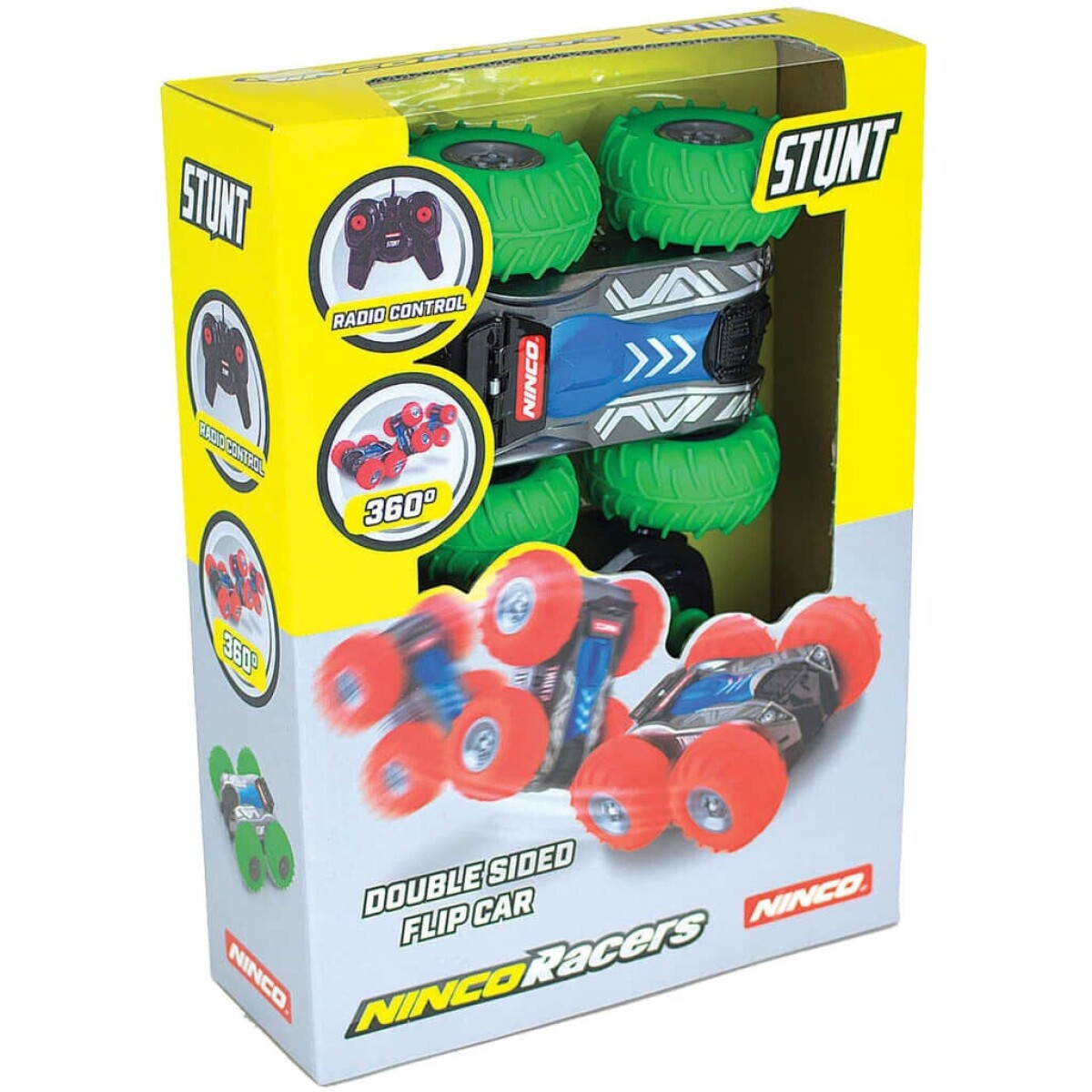 Coche de juguete Ninko Racers de doble cara - Verde 