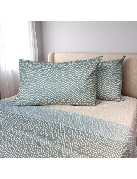 JUEGO DE SABANAS ALGODON 144H FULL 140x190+30CM ROMBOS BEIGE/GRIS CANNON JUEGO DE SABANAS ALGODON 144H FULL 140x190+30CM ROMBOS BEIGE/GRIS CANNON