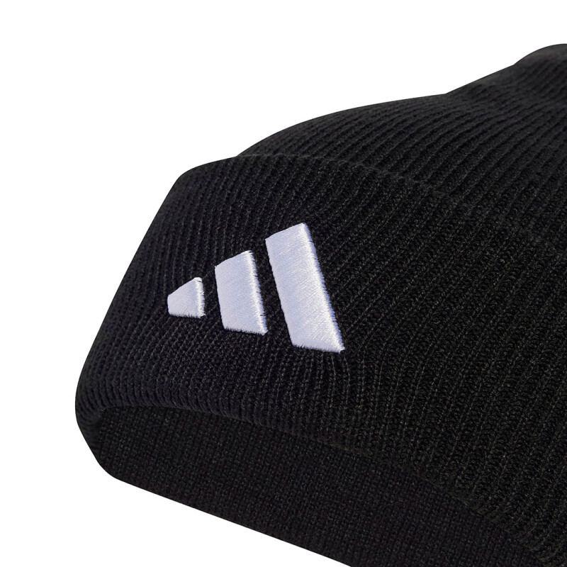 Gorro Adidas New Log Bea Cuf Negro - Blanco