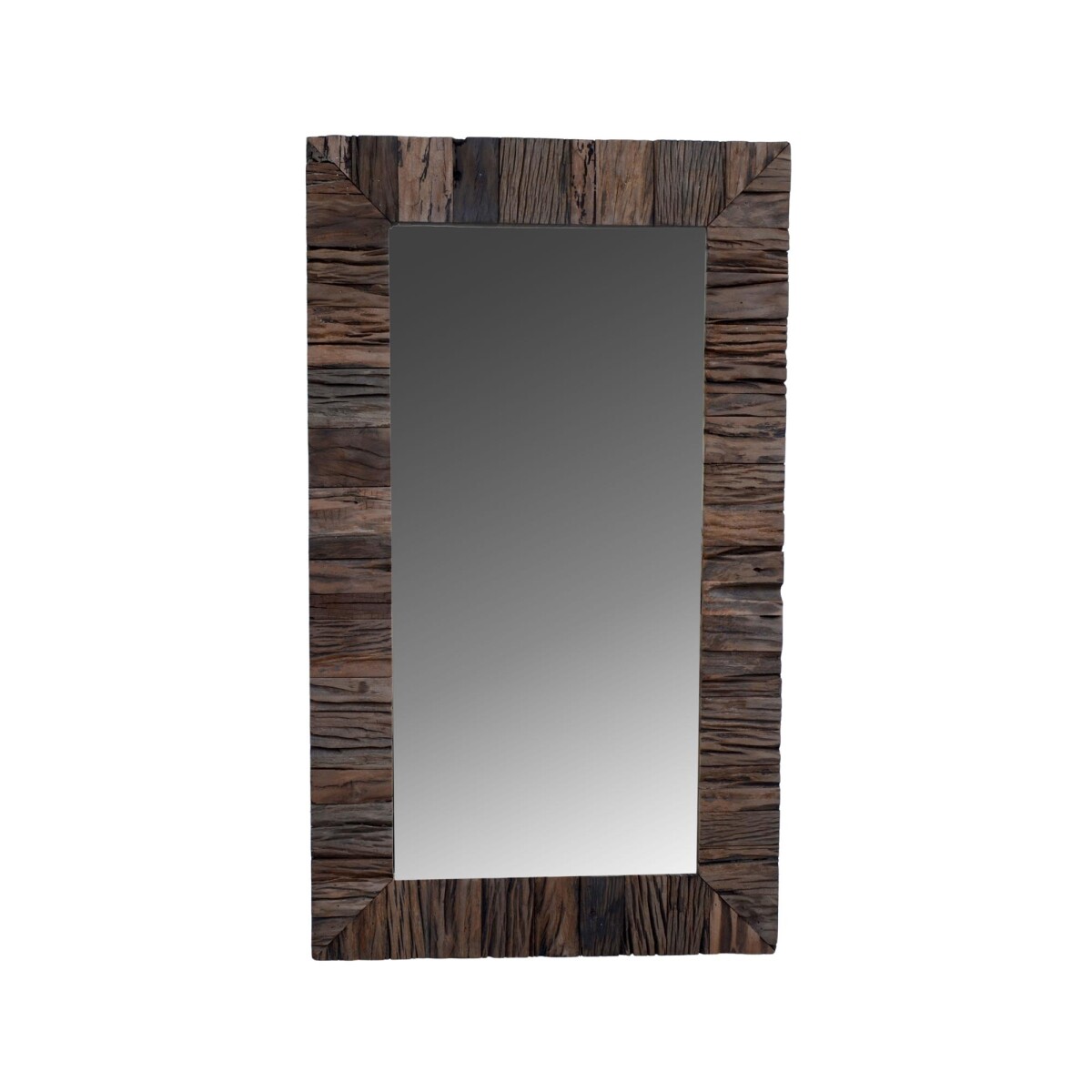 ESPEJO DE PARED - MADERA NATURAL-BEIGE M-20817 