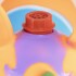 Unicornio Saltarín Inflable Infantil 58 x 55 cm Naranja 1