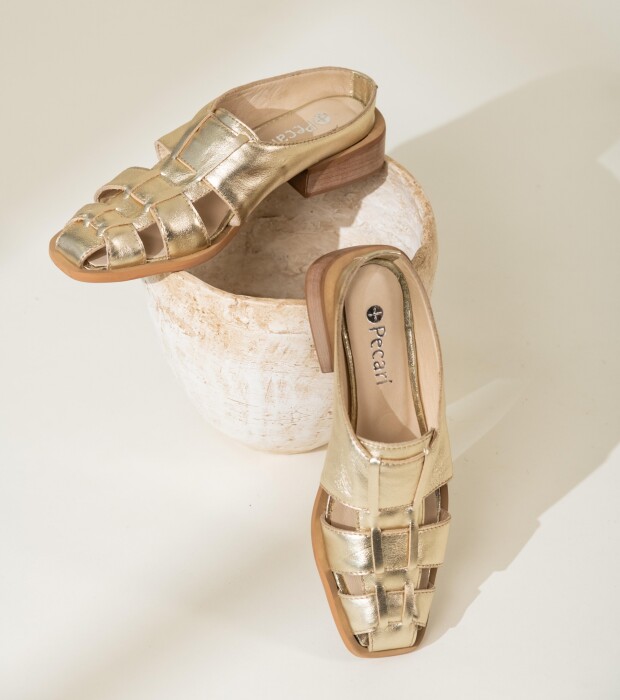 Zuecos Venus Champagne