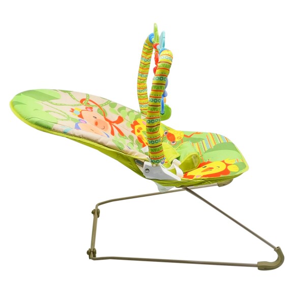 Silla Mecedora Bouncer Bebé + Mochila Maternal Impermeable Variante Color Verde Azul