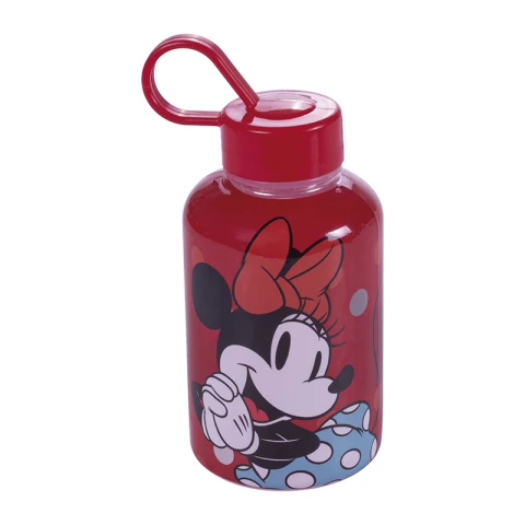 Botella Plástica Minnie 280ml con Agarre U
