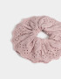 Skunzies De broderie Scrunchie Broderie - Rosa Claro