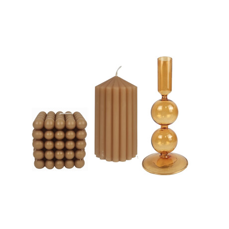 Set x3 deco Marrón Sc