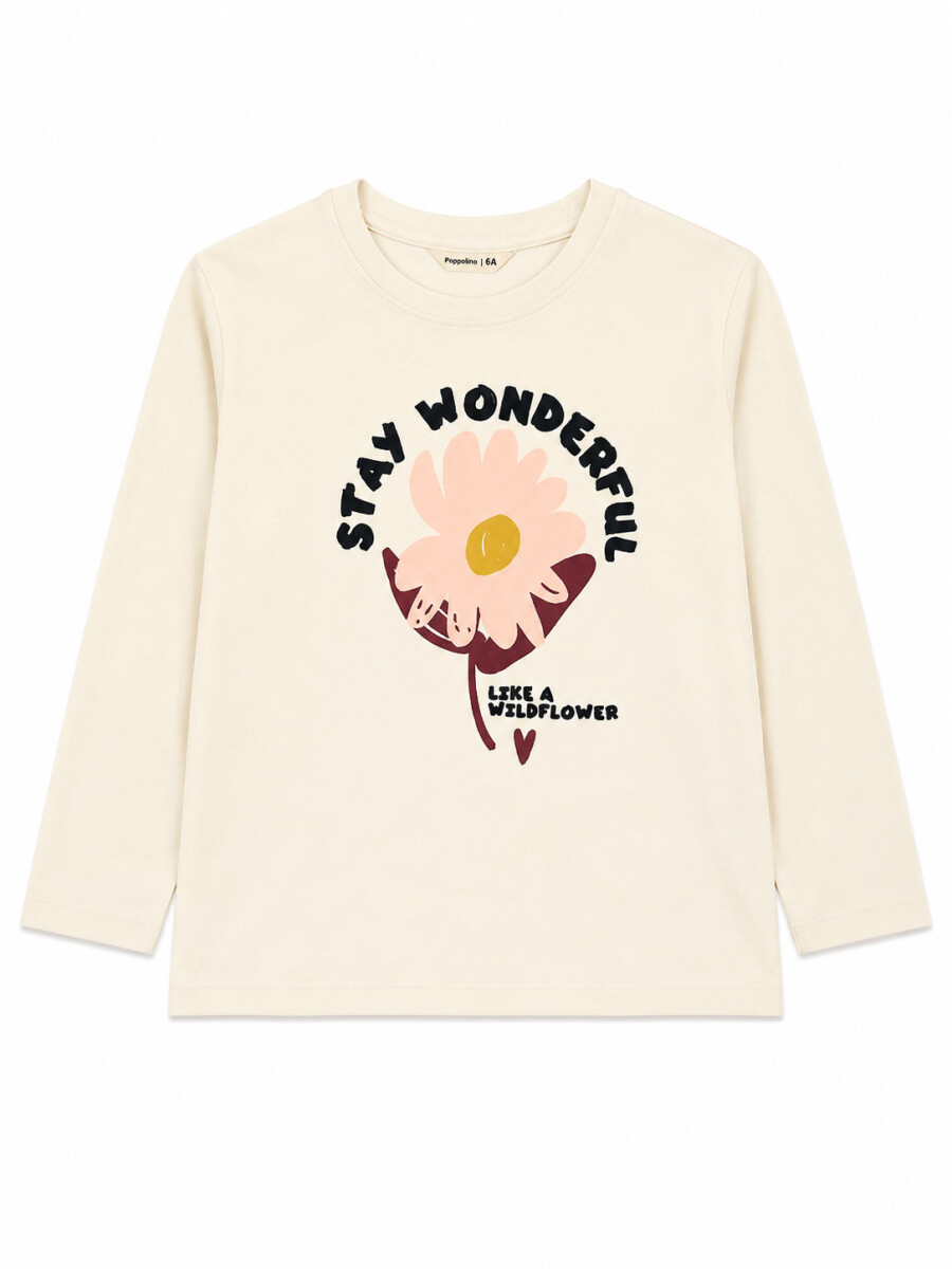 REMERA CLUB BLOOM - OFF WHITE 