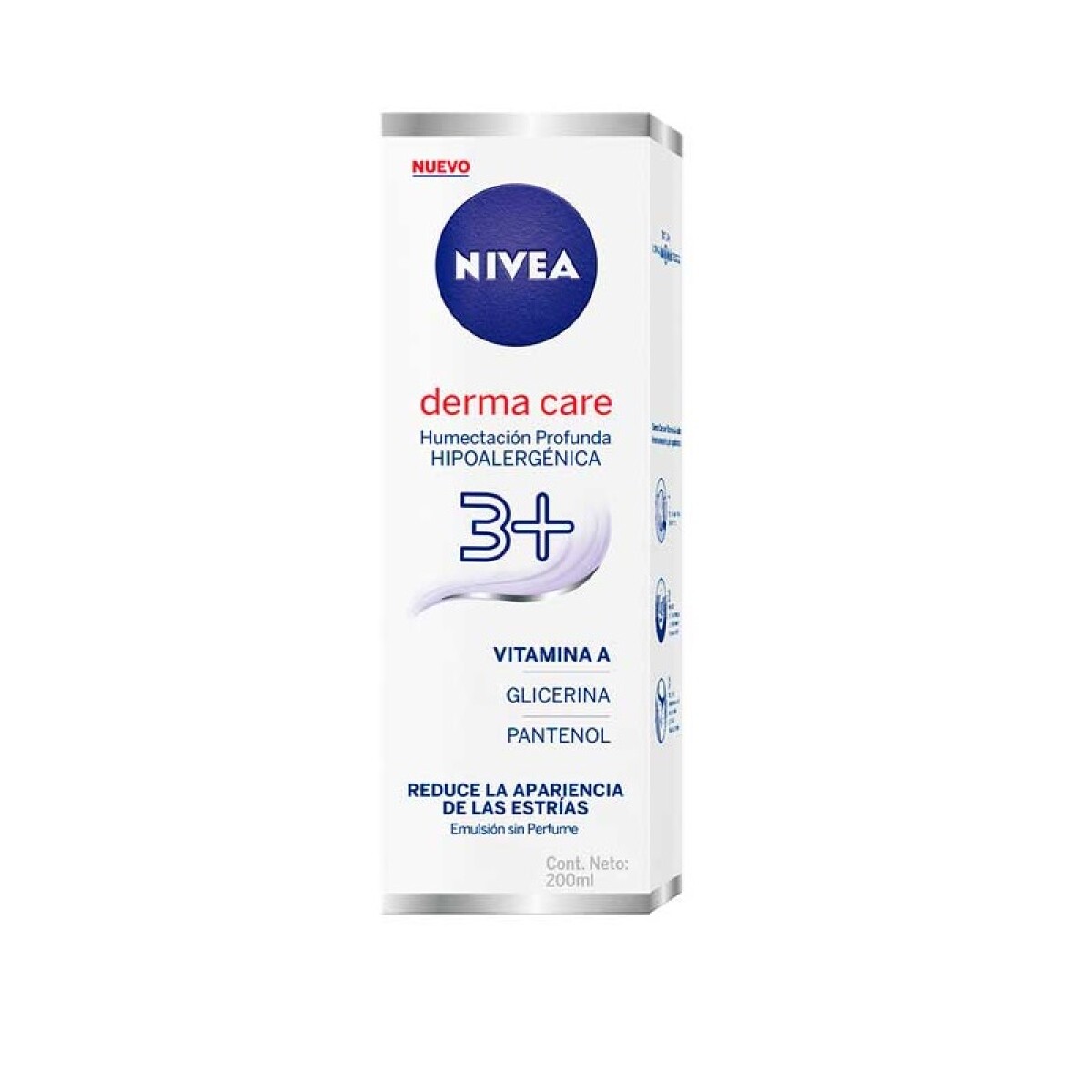 Crema Nivea Derma Care Humectación Profunda 200 Ml. 