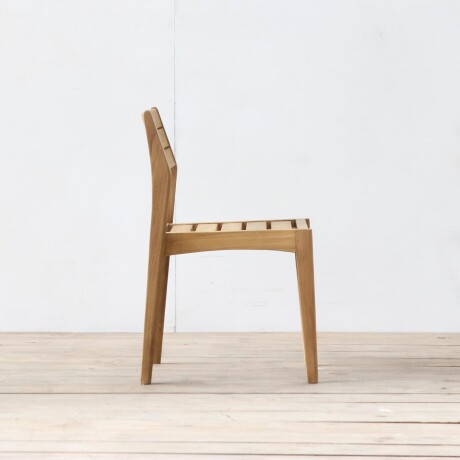 SILLA EXTERIOR MADERA NATURAL-BEIGE DANKE