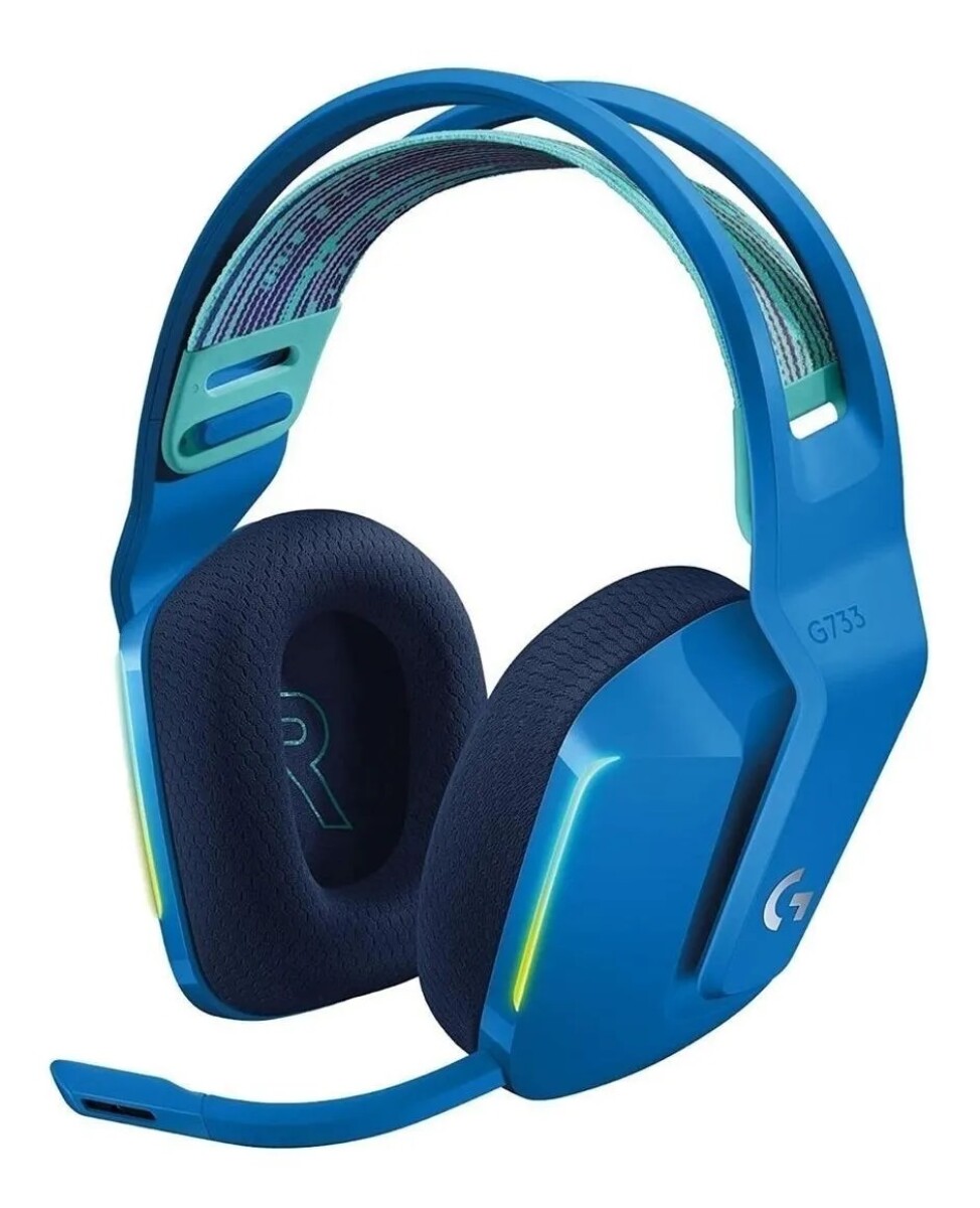 Auriculares Gamer Inalámbricos Logitech G Series G733 Azul Con Luz 