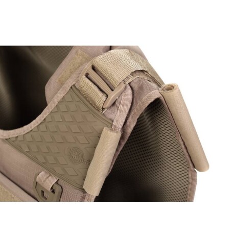 Chaleco TACTICAL S.I porta placas - Cia Militar Caqui