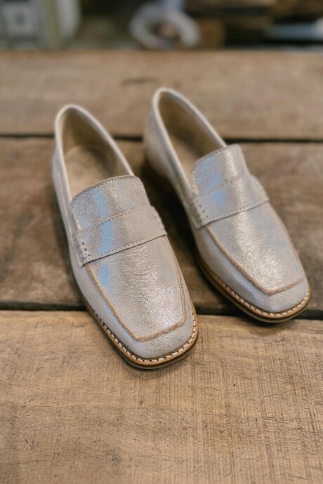 Mocasín Plata Macchiato Mocasín Plata Macchiato